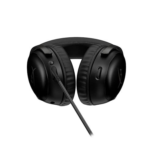 HyperX Cloud III – Wired Gaming Headset, PC, PS5, Xbox Series X|S, Angled 53mm Drivers, DTS, Memory Foam, Durable Frame, Ultra-Clear 10mm Mic, USB-C, USB-A, 3.5mm