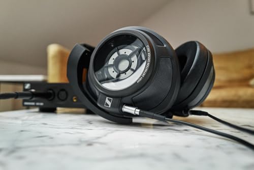 SENNHEISER HD 820 Over-the-Ear Audiophile Reference Headphones - Ring Radiator Drivers with Glass Reflector Technology, Sound Isolating Closed Earcups, Includes Balanced Cable, 2-Year Warranty (Black)