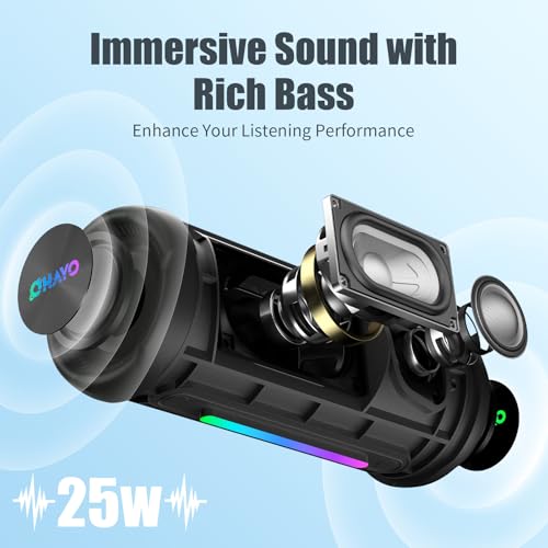 OHAYO 25W Waterproof Bluetooth Speaker with TWS