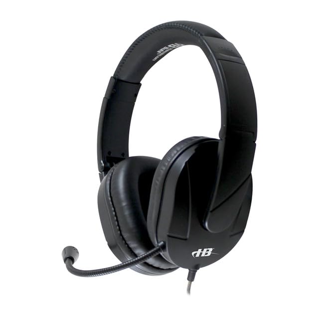 HamiltonBuhl MACH‑2 Deluxe USB Headset 20‑Pack – Noise‑Canceling Boom Microphone, Leatherette Ear Cushions, Chew‑Resistant Dura‑Cord, in‑Line Volume Control, USB‑A Plug for Classroom Use