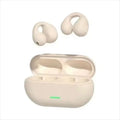 Wireless Ear Clip Bluetooth Earbuds, Touch Control, HiFi 9D Sound, IPX5 Waterproof, Sport Headphones with Charging Case