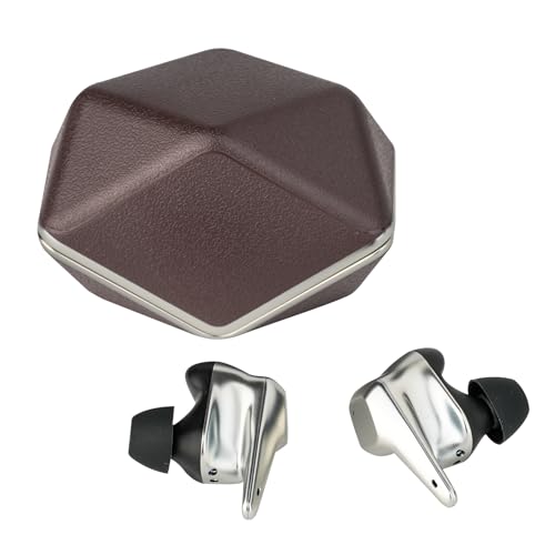 HIFIMAN SVANAR Wireless LE Noise Cancelling Bluetooth in-Ear Hi-Fi Earphones with Hymalaya DAC, Topology Diaphragm Driver, IPX5 Water/Sweat Resistant, Brown