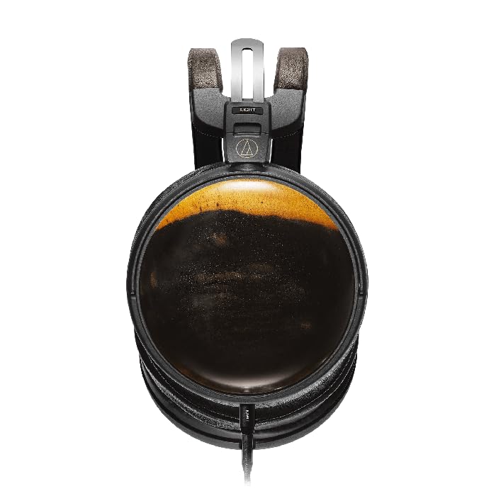 Audio-Technica ATH-AWKG Audiophile Closed Back Dynamic Wooden Headphones (Kurogaki Wood)