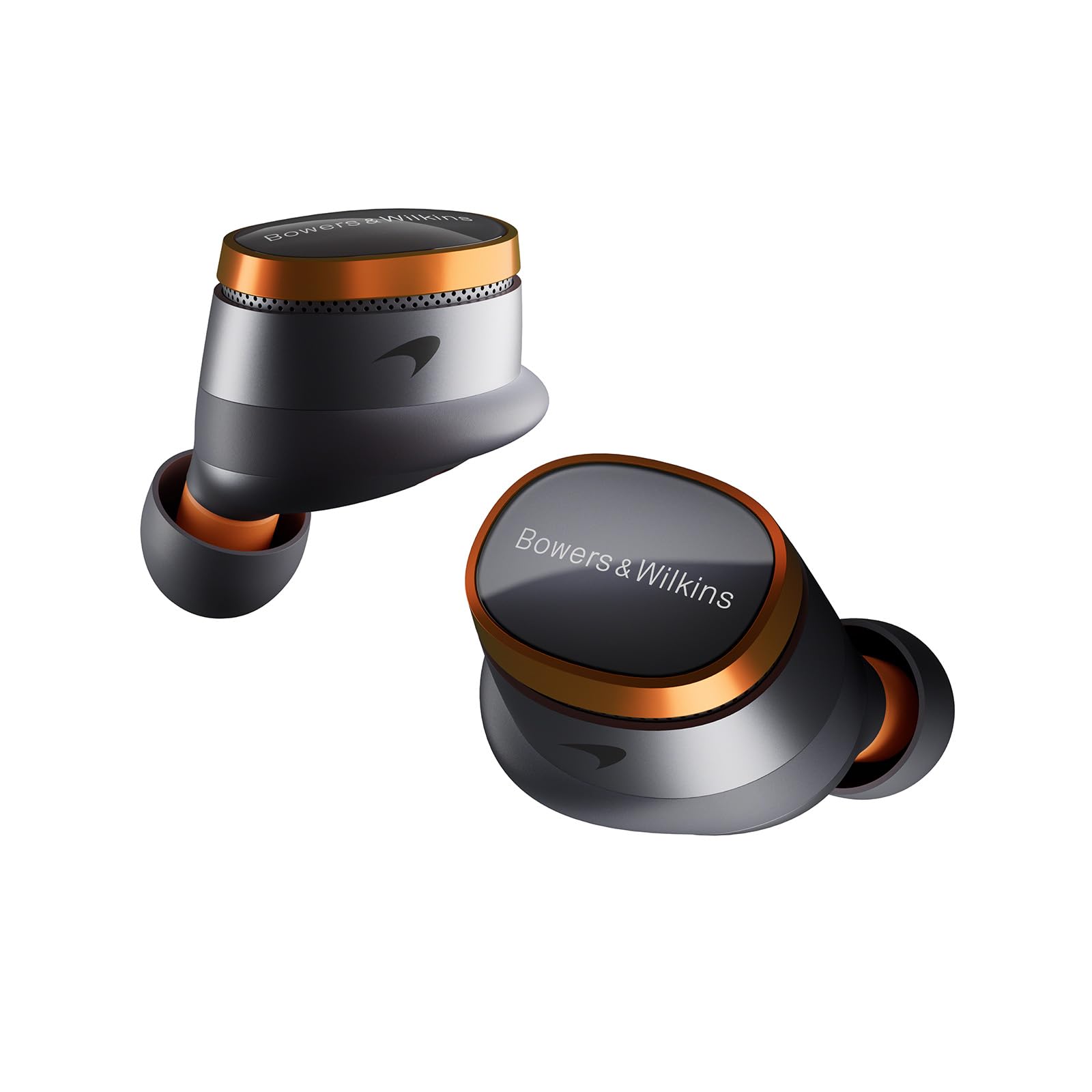 Bowers & Wilkins Pi8 Wireless Earbuds, in-Ear Bluetooth Earphones with Qualcomm Chipset & aptX Lossless, Active Noise Cancelling Earbuds, 3 Built-in Mics, 15-Min Quick Charging