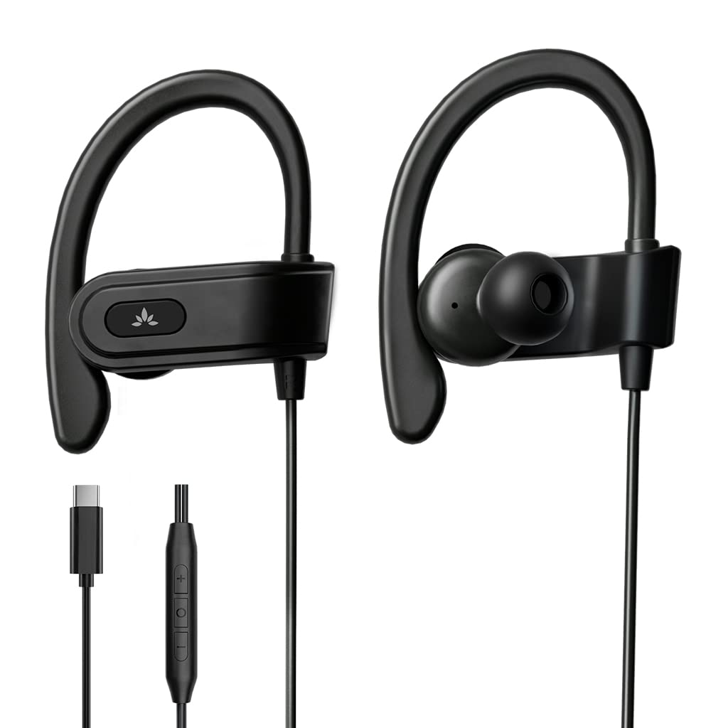 Avantree Wired Over Ear Headphones, in Ear Earbuds for Mobile Phones
