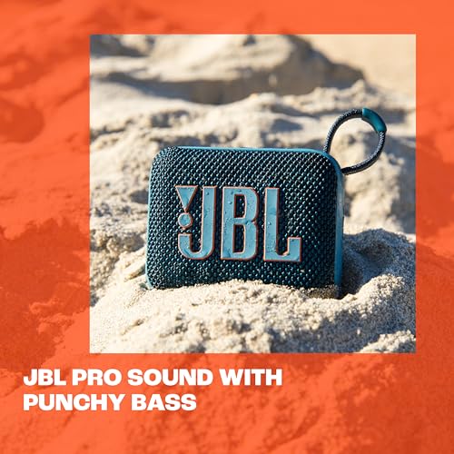 JBL Go 4 Portable Waterproof Bluetooth Speaker