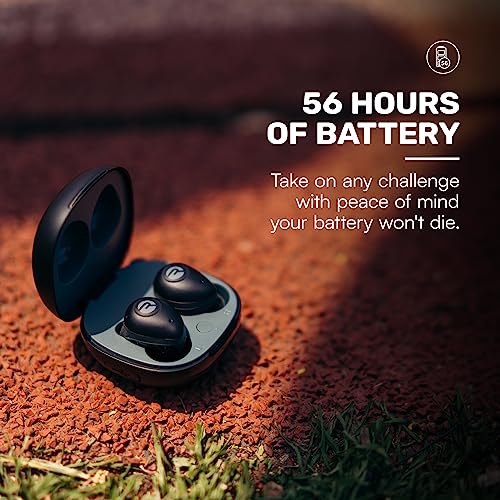 Raycon Fitness Bluetooth True Wireless Earbuds with Built in Mic 54 Hours of Battery IPX 7 Waterproof and Charging Case with Talk, Text, and Play Bluetooth 5.2 Portable Sport