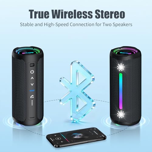 OHAYO 25W Waterproof Bluetooth Speaker with TWS