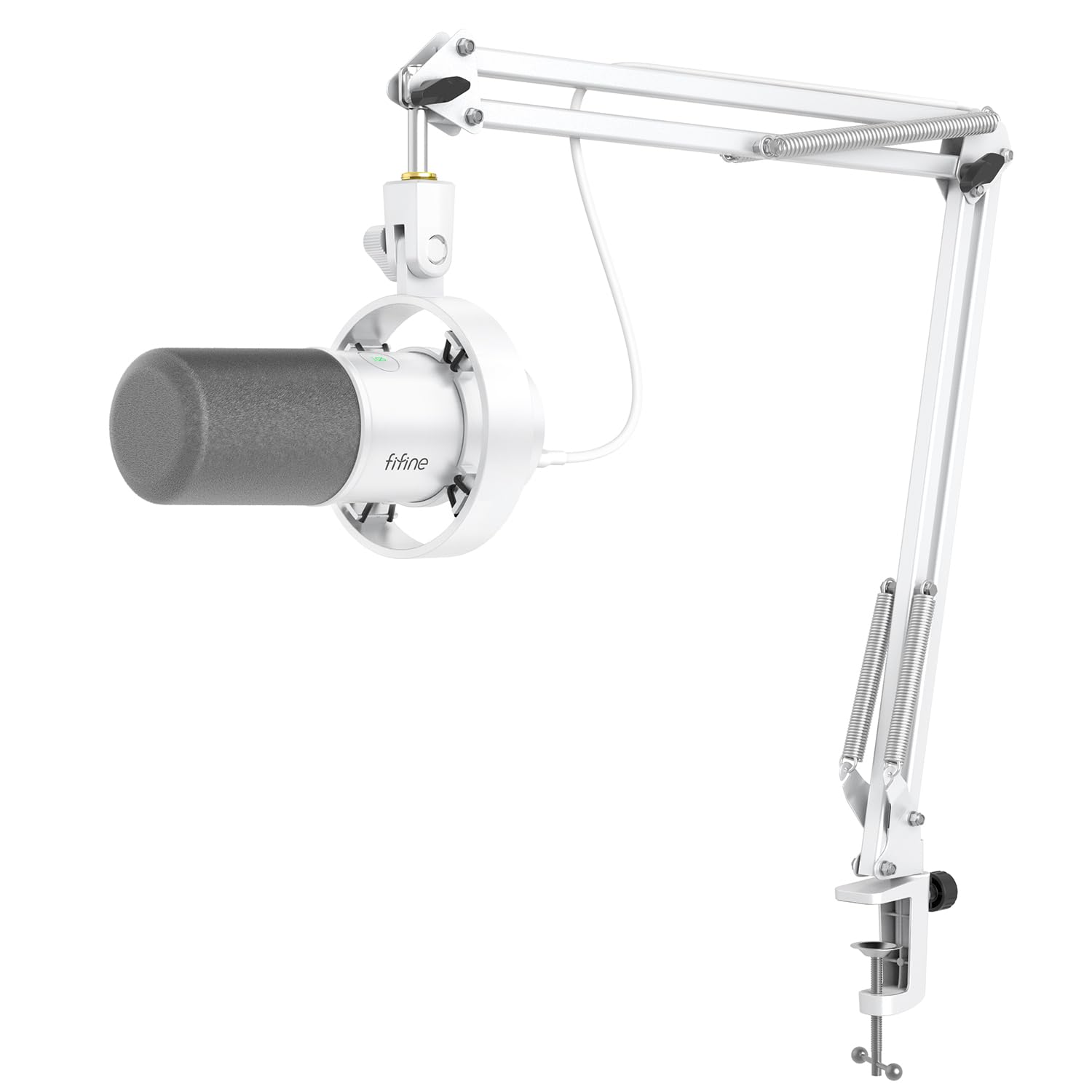 FIFINE K688 USB/XLR Dynamic Podcast Microphone Kit with Boom Arm