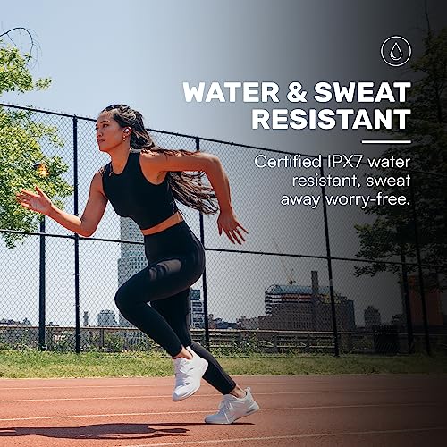 Raycon Fitness Bluetooth True Wireless Earbuds with Built in Mic 54 Hours of Battery IPX 7 Waterproof and Charging Case with Talk, Text, and Play Bluetooth 5.2 Portable Sport
