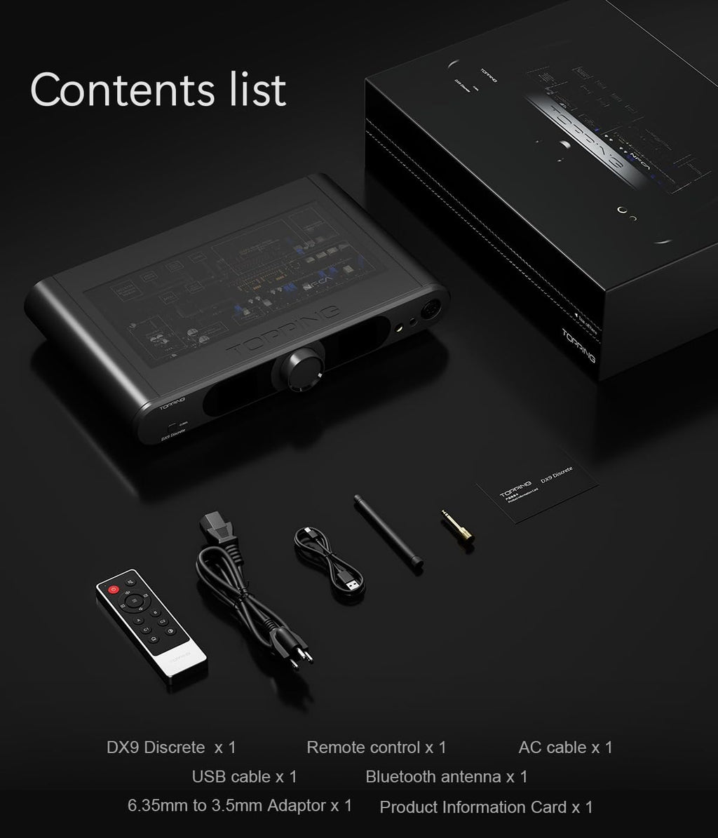 TOPPING DX9 Fully Balanced DAC & Headphone Amplifier