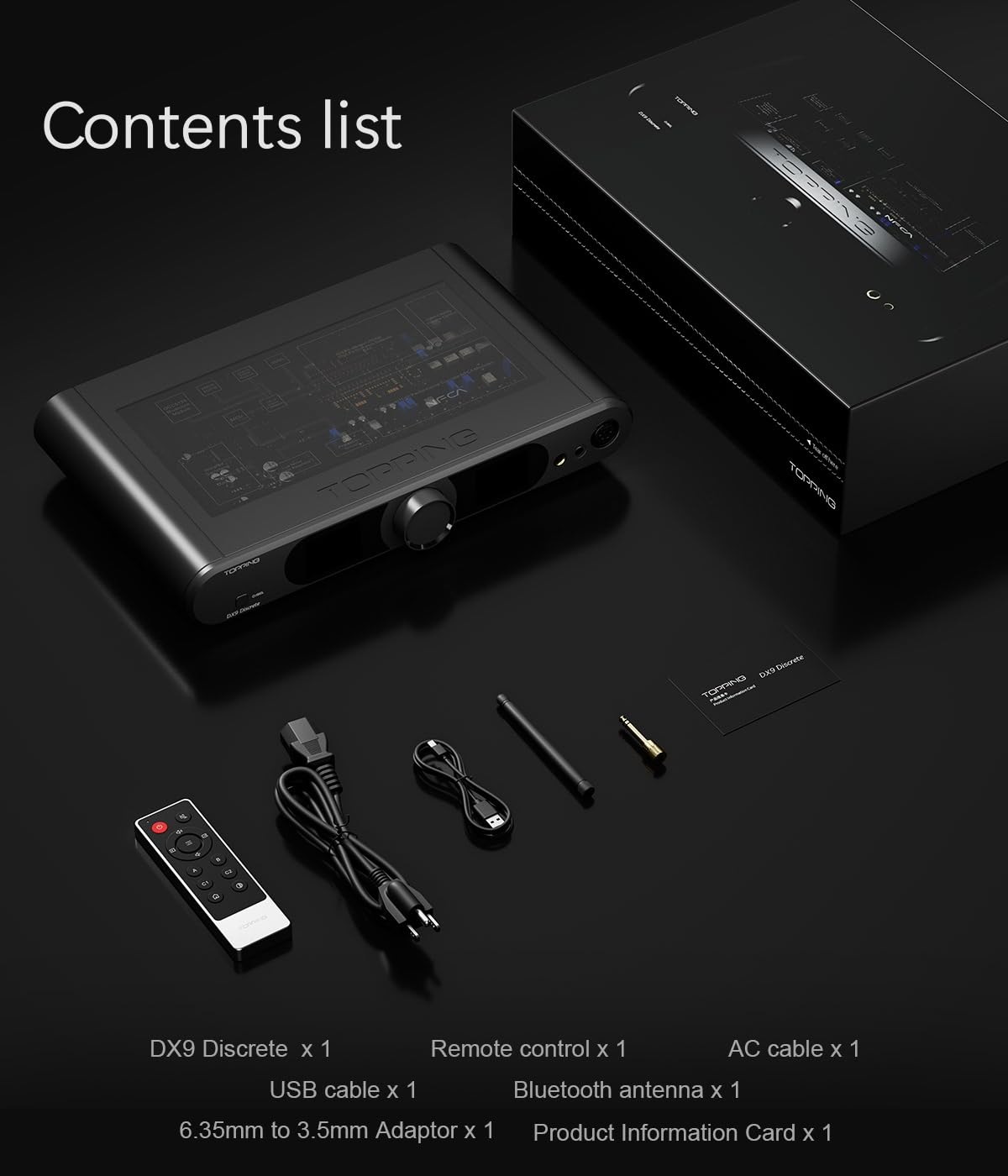 TOPPING DX9 Fully Balanced DAC & Headphone Amplifier