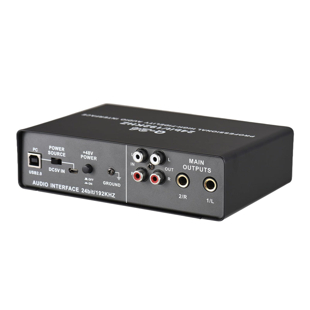 Drfeify USB Audio Interface with 48V Phantom Power