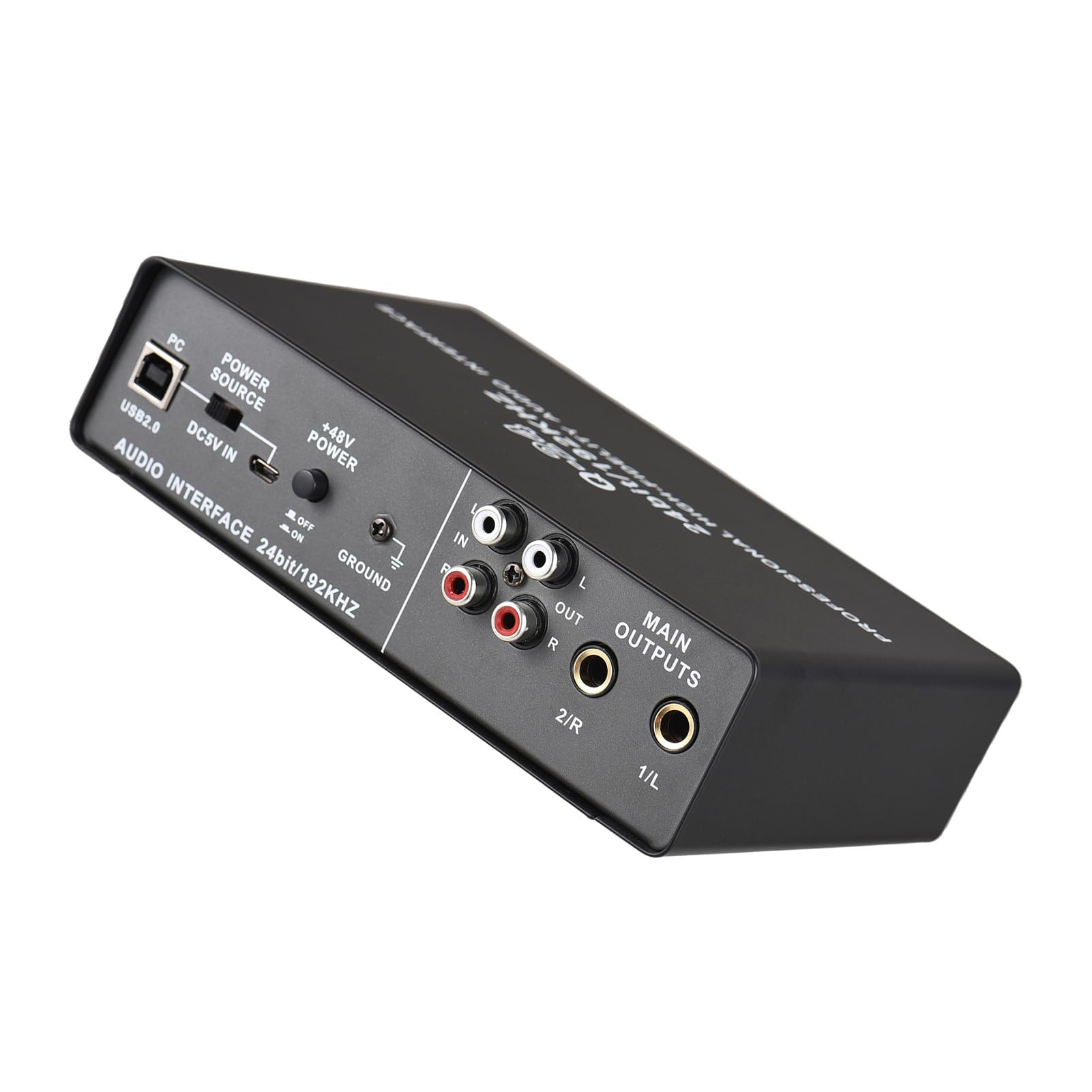 Drfeify USB Audio Interface with 48V Phantom Power
