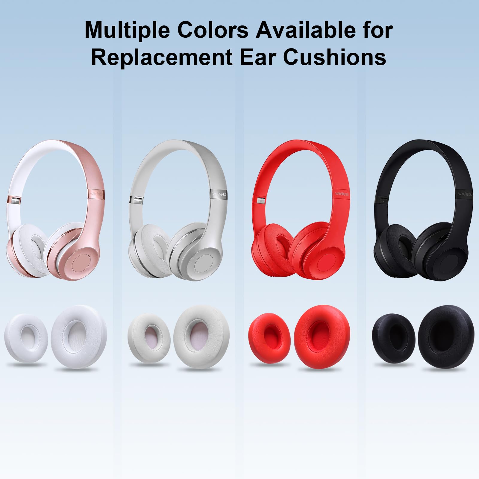 LTGEM Replacement Ear Pads for Beats Solo 2 & Solo 3 Headphones
