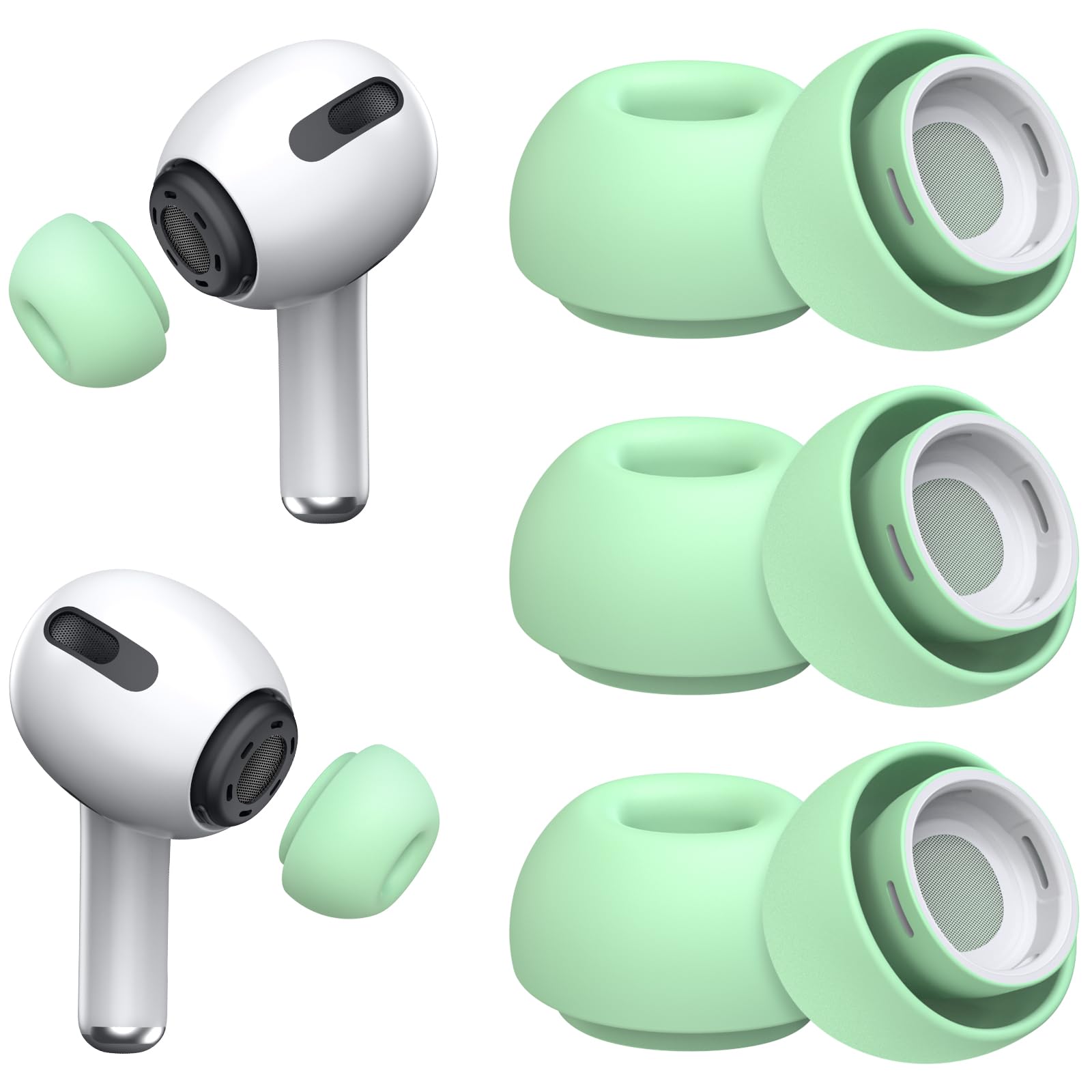 Replacement Ear Tips for AirPods Pro (3 Pairs Set)