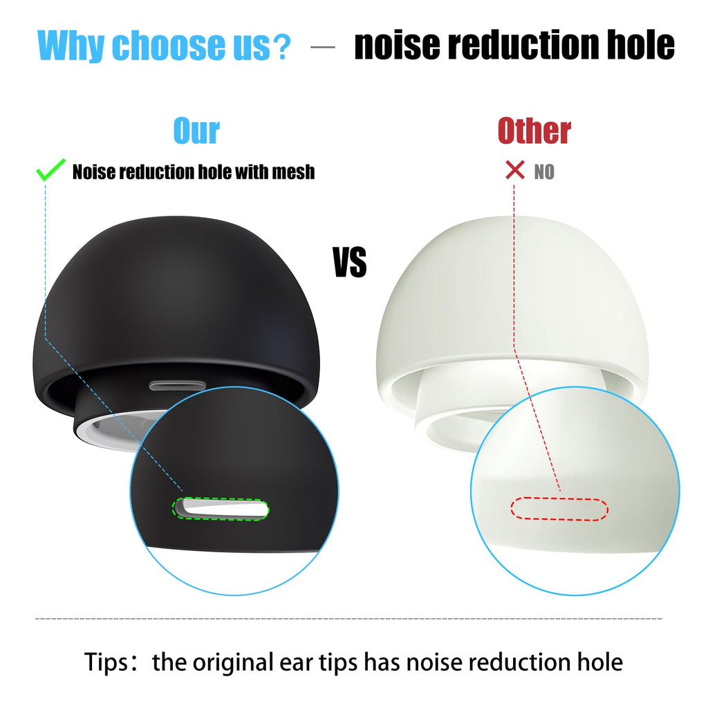 Replacement Ear Tips for AirPods Pro (3 Pairs Set)