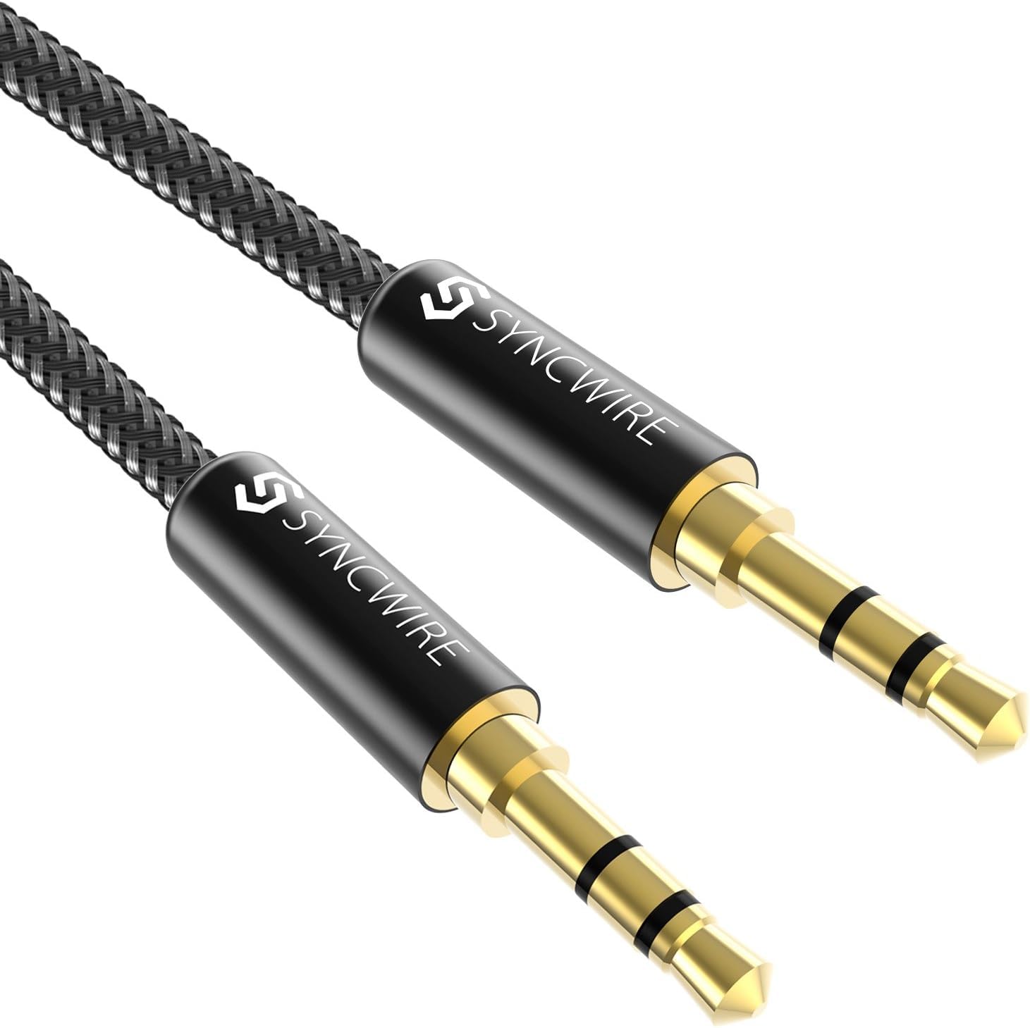 Syncwire Nylon Braided 3.5mm AUX Audio Cable Male to Male
