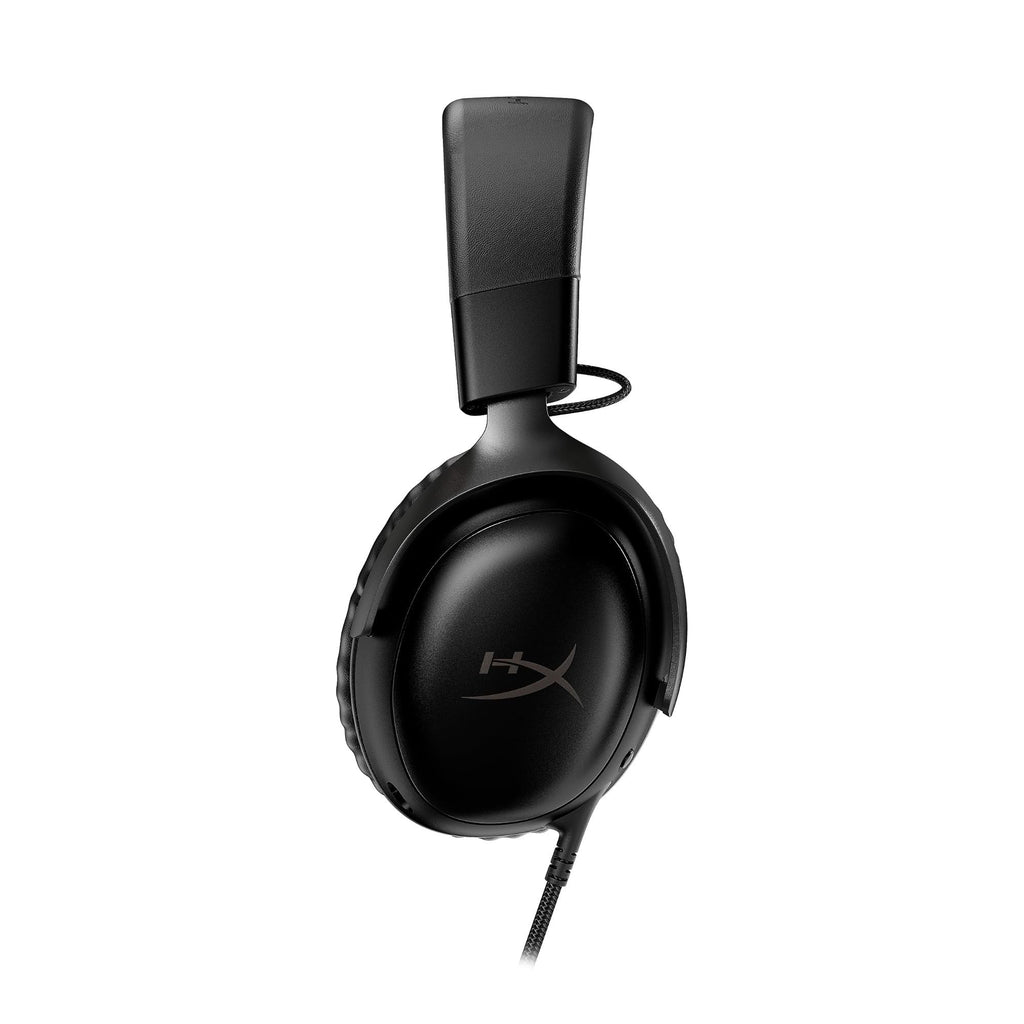 HyperX Cloud III – Wired Gaming Headset, PC, PS5, Xbox Series X|S, Angled 53mm Drivers, DTS, Memory Foam, Durable Frame, Ultra-Clear 10mm Mic, USB-C, USB-A, 3.5mm