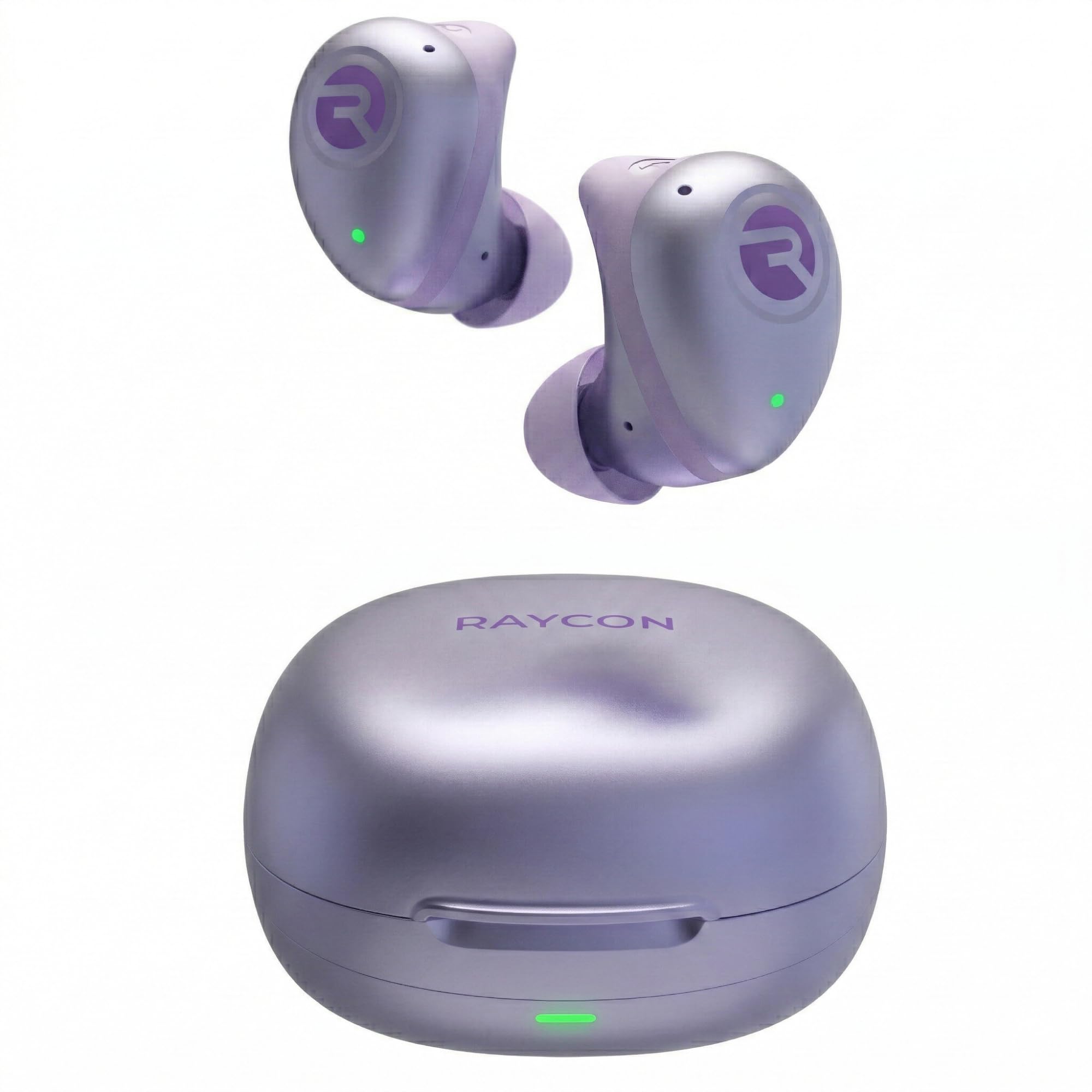 Raycon Fitness Bluetooth True Wireless Earbuds with Built in Mic 54 Hours of Battery IPX 7 Waterproof and Charging Case with Talk, Text, and Play Bluetooth 5.2 Portable Sport