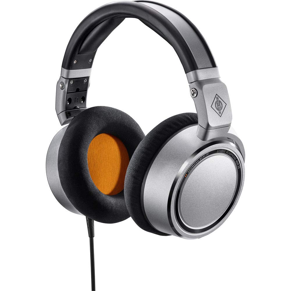 Neumann NDH 20 Closed-Back Studio Headphones with Headphone Stand & Mini Male Extension Cable 25' Bundle