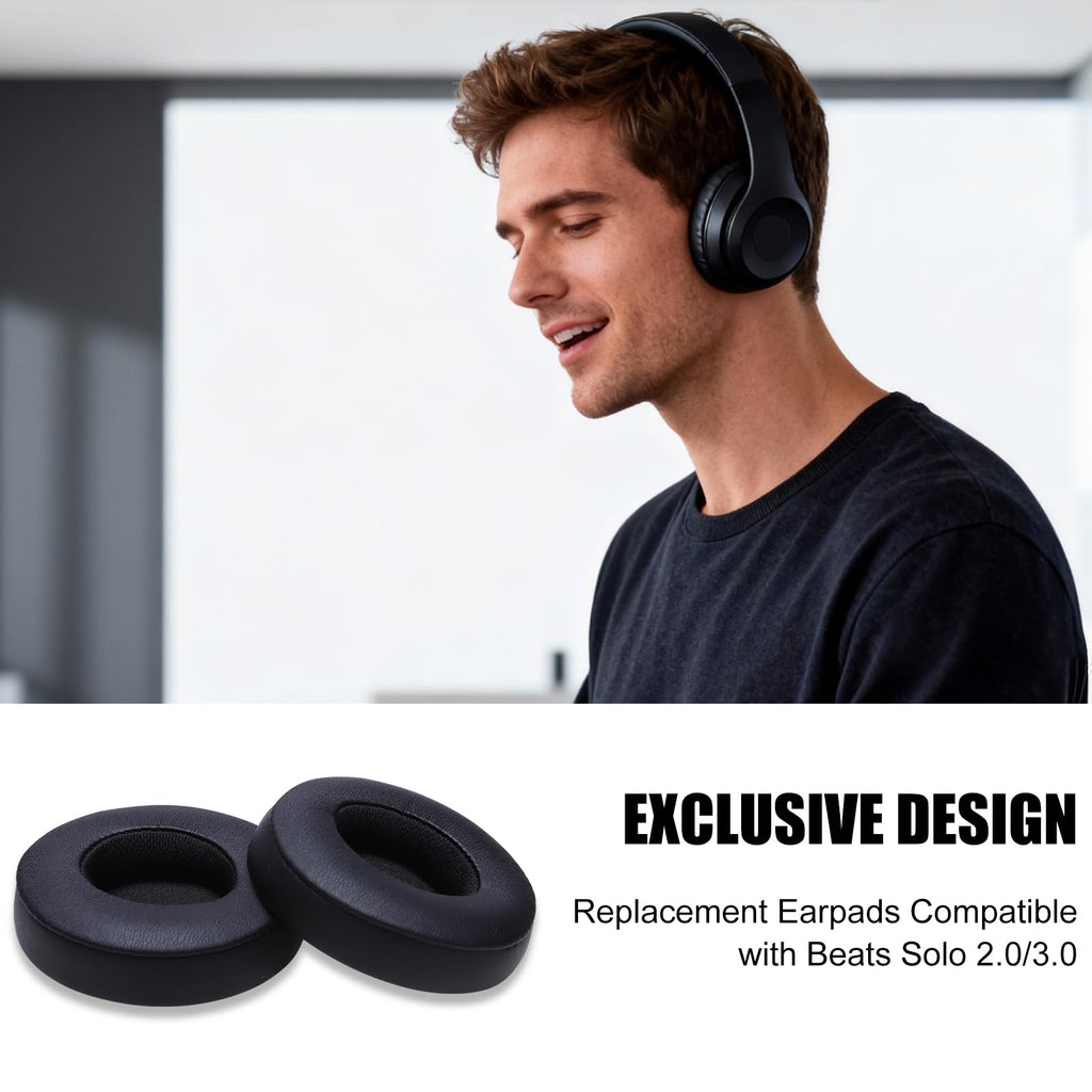 LTGEM Replacement Ear Pads for Beats Solo 2 & Solo 3 Headphones