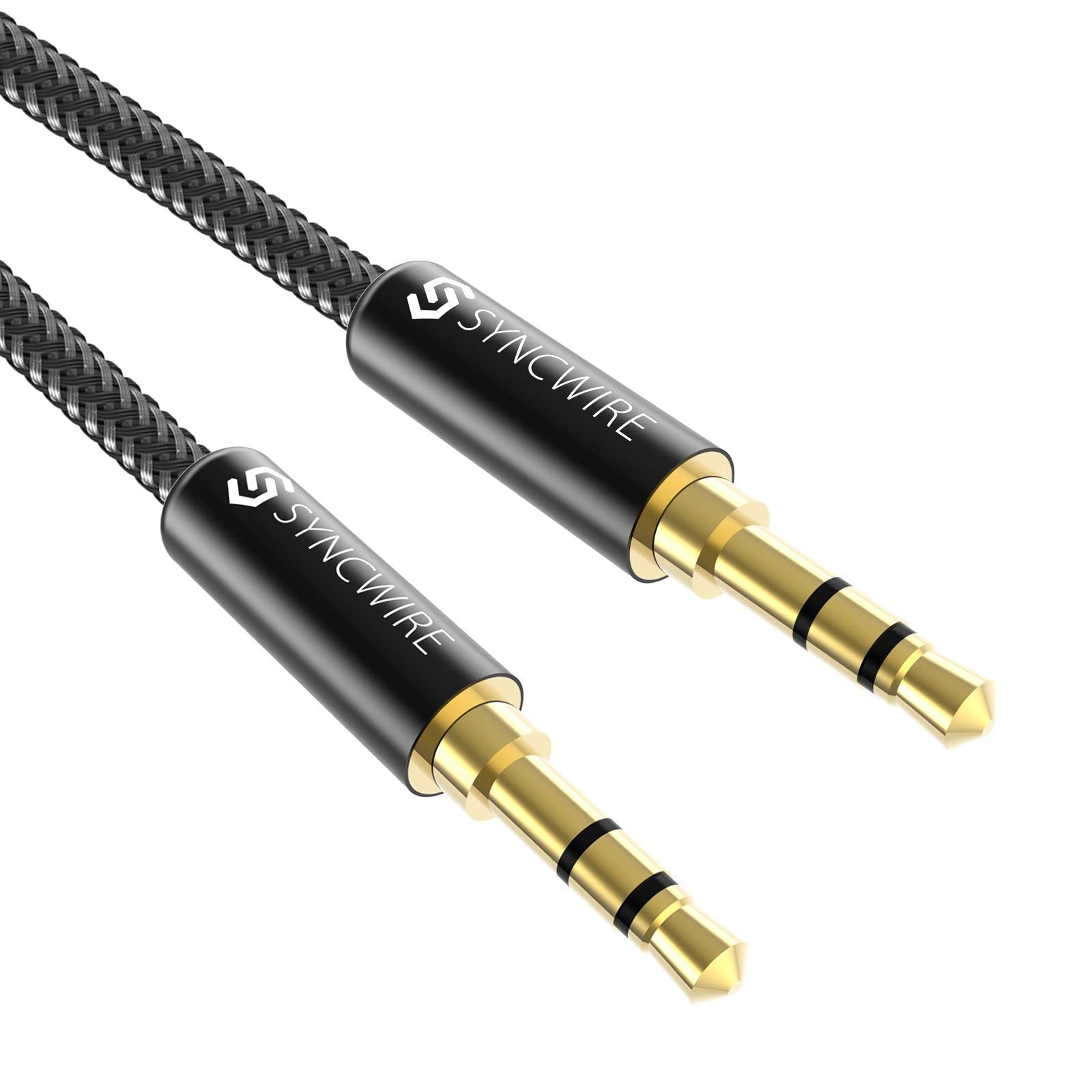Syncwire Nylon Braided 3.5mm AUX Audio Cable Male to Male