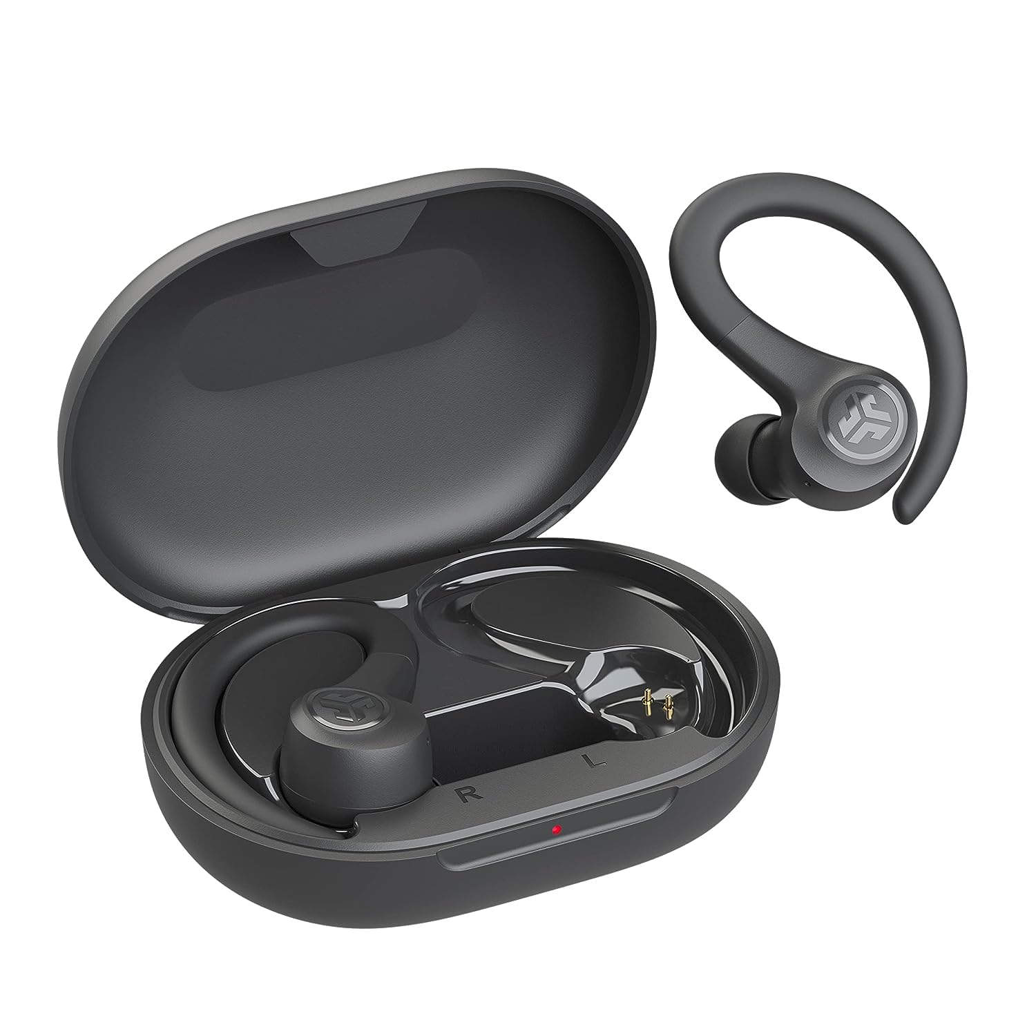 JLab Go Air Sport, Wireless Workout Earbuds Featuring C3 Clear Calling, Secure Earhook Sport Design, 32+ Hour Bluetooth Playtime, and 3 EQ Sound Settings