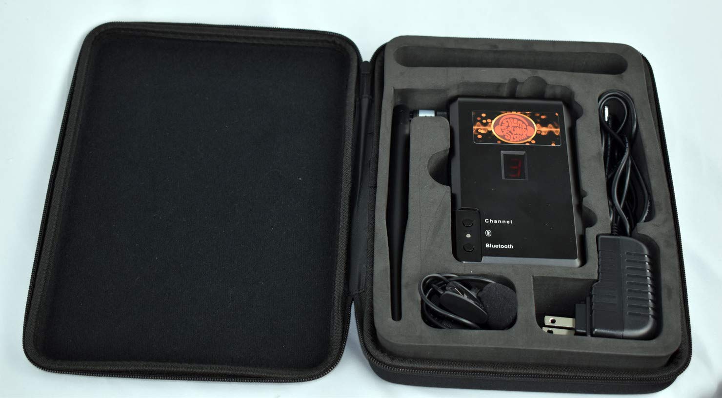 Wireless Transmitter w/Bluetooth Connection, Silent Disco Yoga/Fitness/Tour Package (Mic Included)