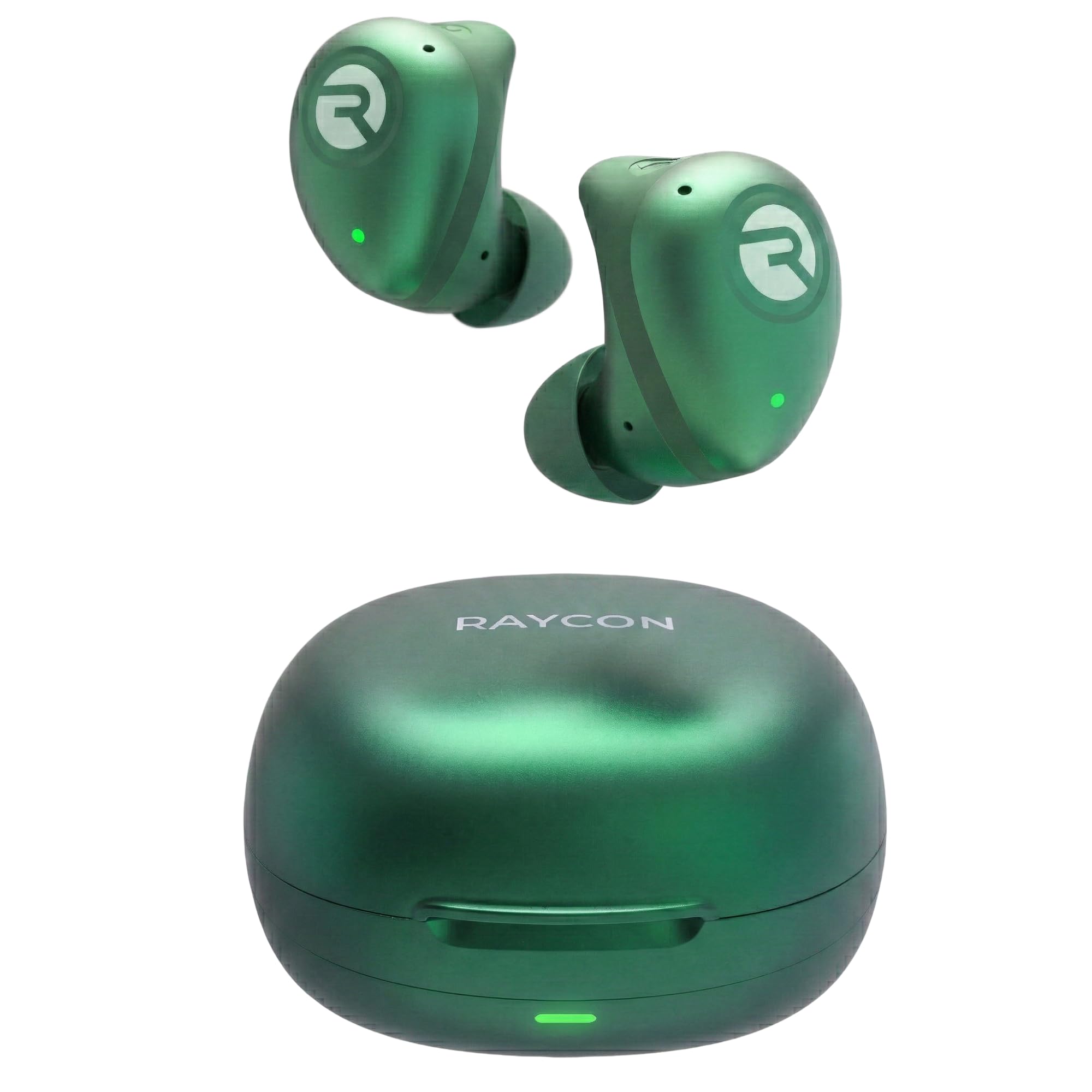 Raycon Fitness Bluetooth True Wireless Earbuds with Built in Mic 54 Hours of Battery IPX 7 Waterproof and Charging Case with Talk, Text, and Play Bluetooth 5.2 Portable Sport
