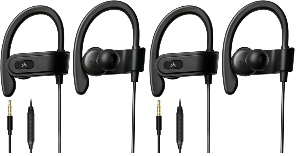 Avantree Wired Over Ear Headphones, in Ear Earbuds for Mobile Phones