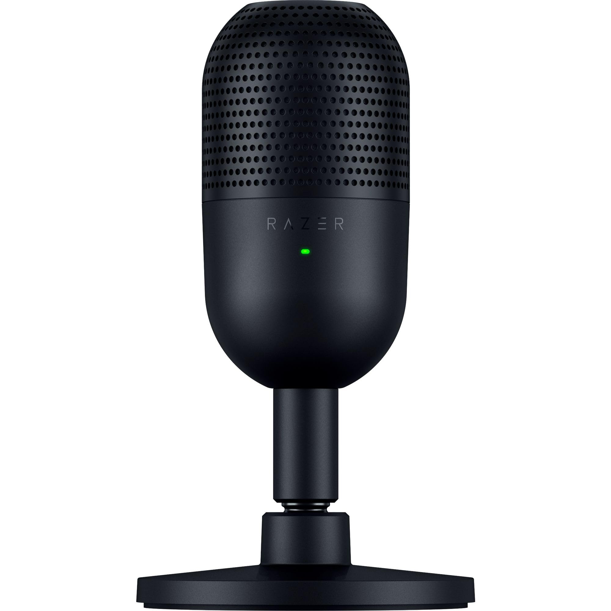 Razer Seiren V3 Mini USB Microphone: Condenser Mic - Supercardioid Pickup Pattern - Tap-to-Mute Sensor with LED Indicator
