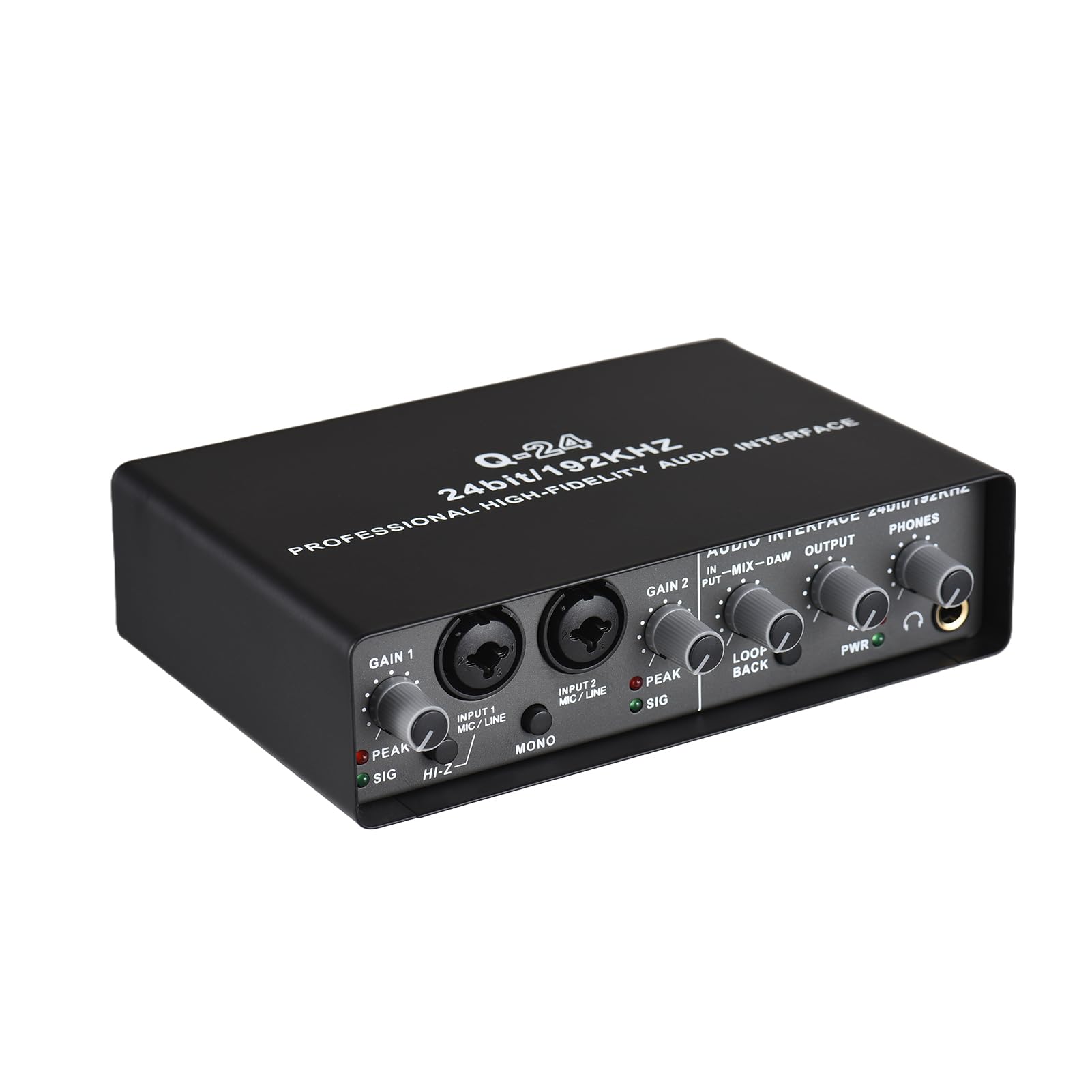 Drfeify USB Audio Interface with 48V Phantom Power