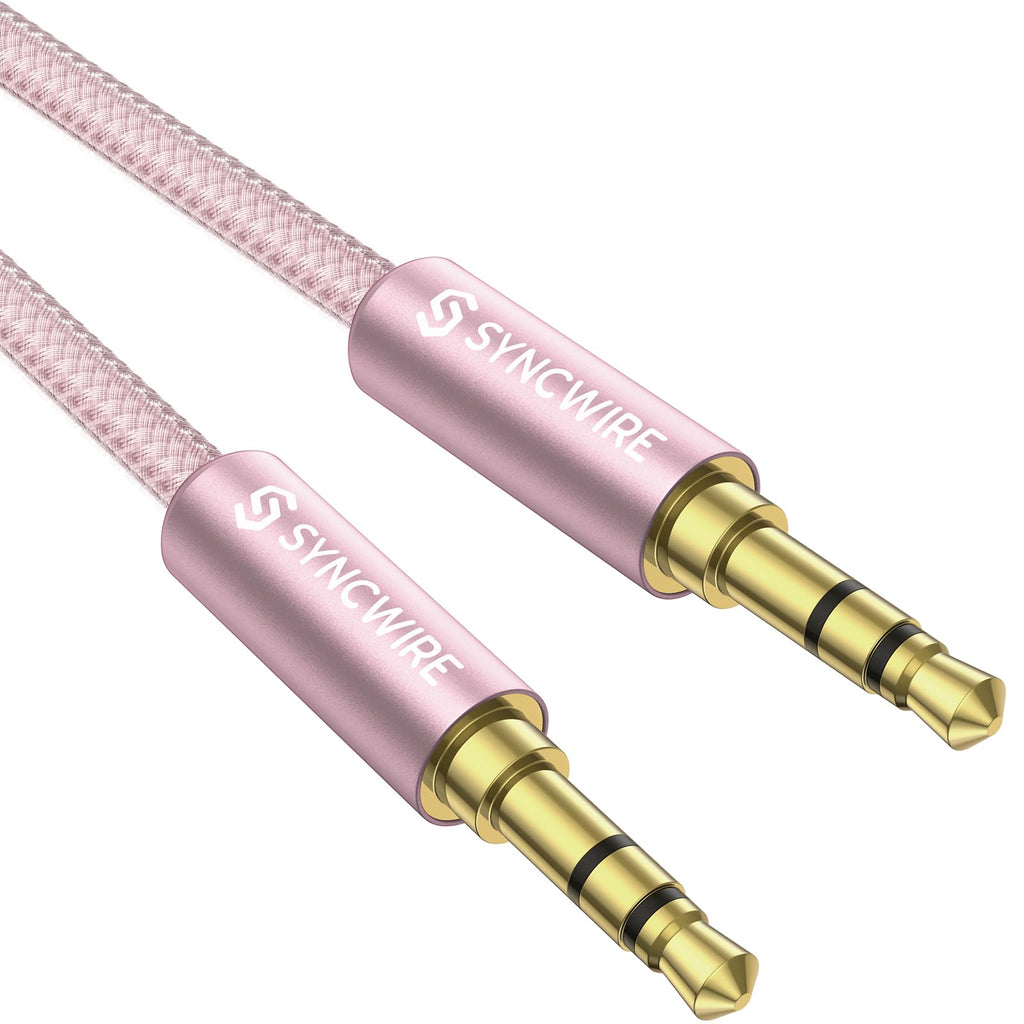 Syncwire Nylon Braided 3.5mm AUX Audio Cable Male to Male