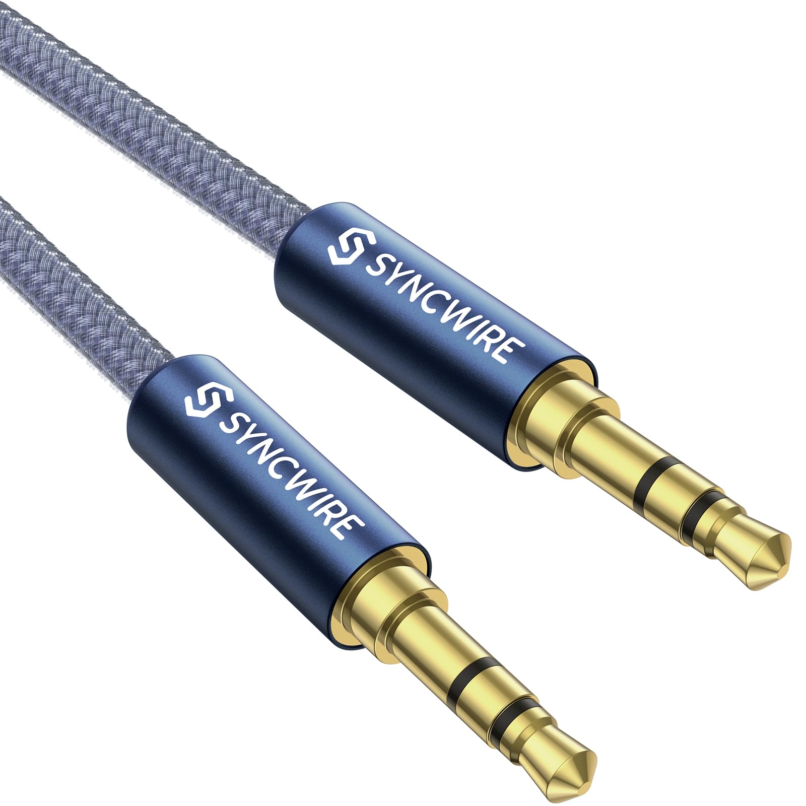 Syncwire Nylon Braided 3.5mm AUX Audio Cable Male to Male