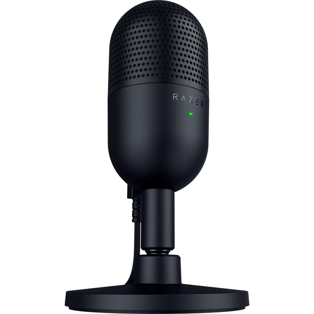 Razer Seiren V3 Mini USB Microphone: Condenser Mic - Supercardioid Pickup Pattern - Tap-to-Mute Sensor with LED Indicator