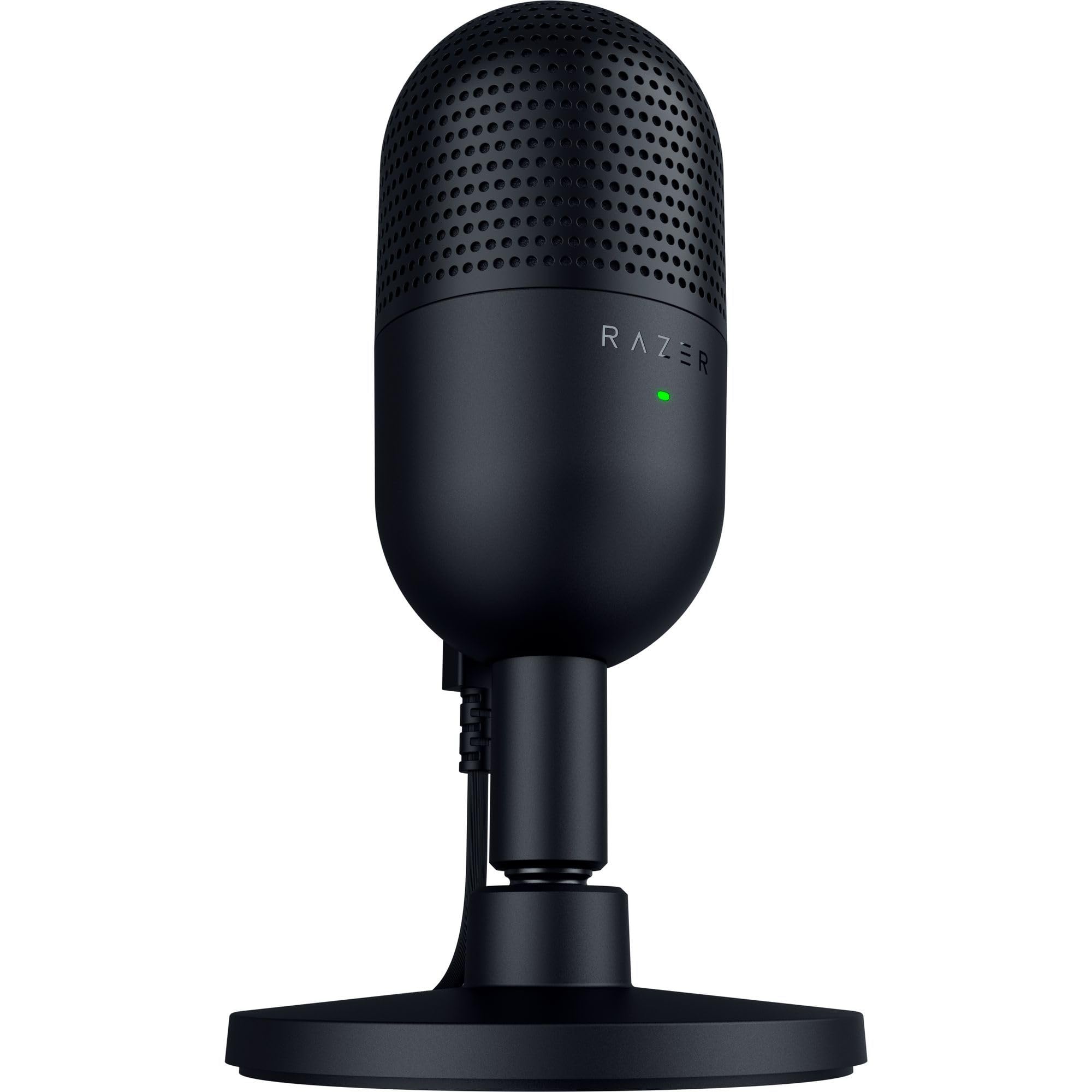 Razer Seiren V3 Mini USB Microphone: Condenser Mic - Supercardioid Pickup Pattern - Tap-to-Mute Sensor with LED Indicator