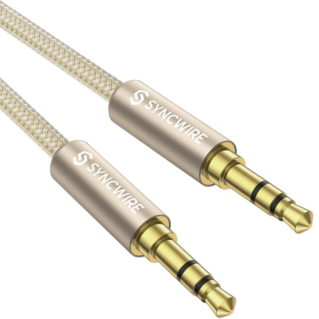 Syncwire Nylon Braided 3.5mm AUX Audio Cable Male to Male