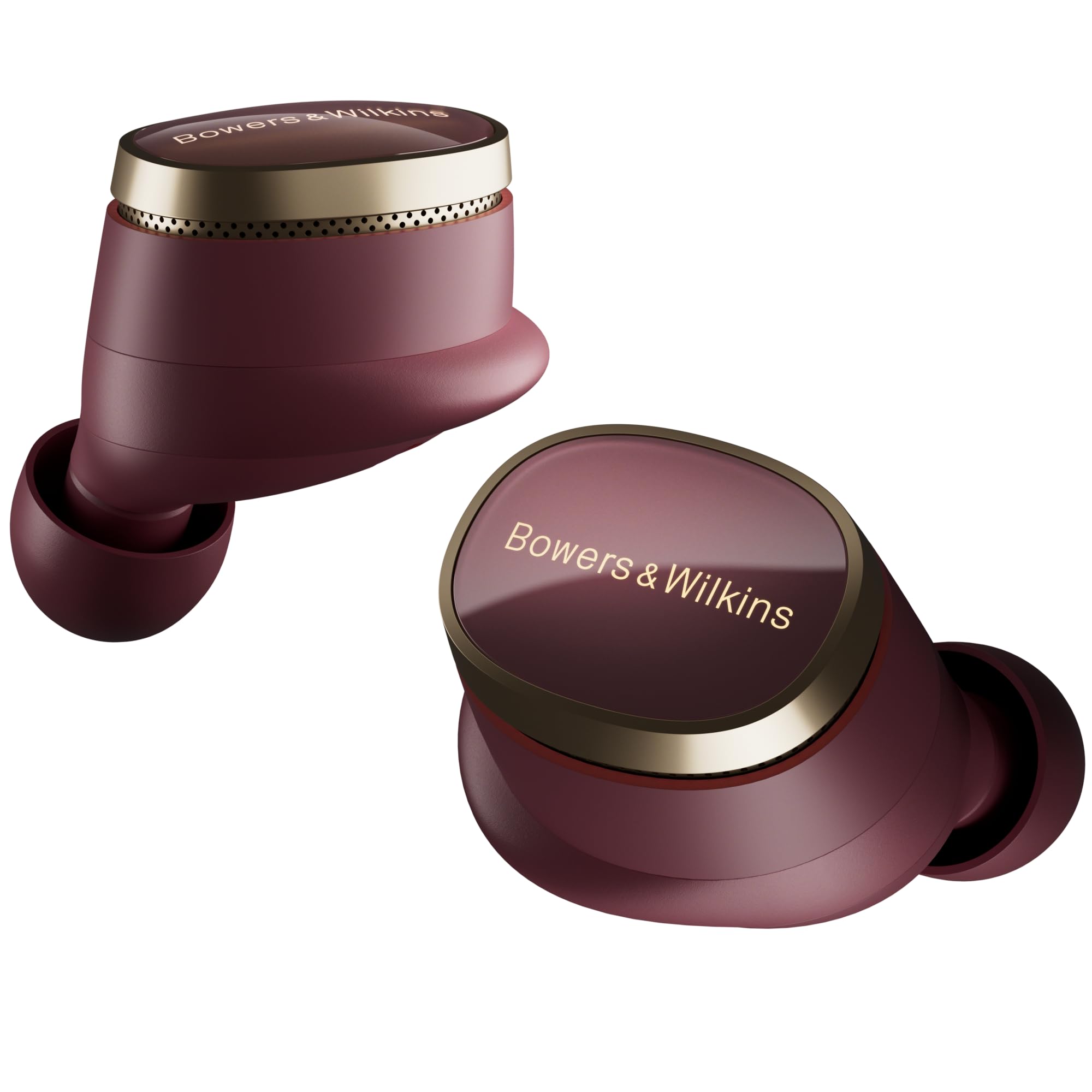 Bowers & Wilkins Pi8 Wireless Earbuds, in-Ear Bluetooth Earphones with Qualcomm Chipset & aptX Lossless, Active Noise Cancelling Earbuds, 3 Built-in Mics, 15-Min Quick Charging