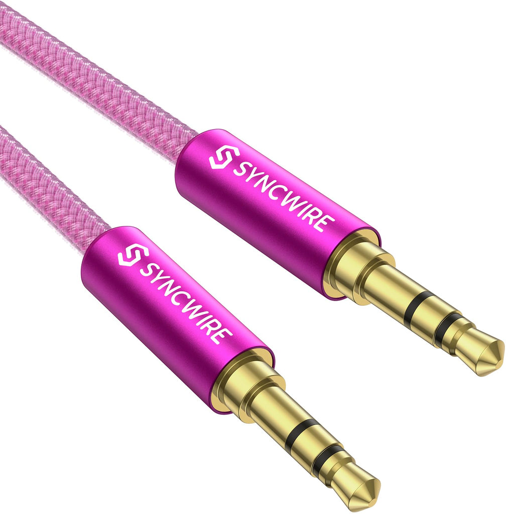 Syncwire Nylon Braided 3.5mm AUX Audio Cable Male to Male