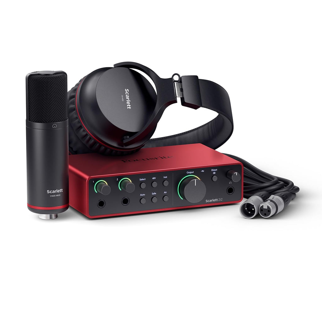 Focusrite Scarlett 2i2 4th Gen USB Audio Interface