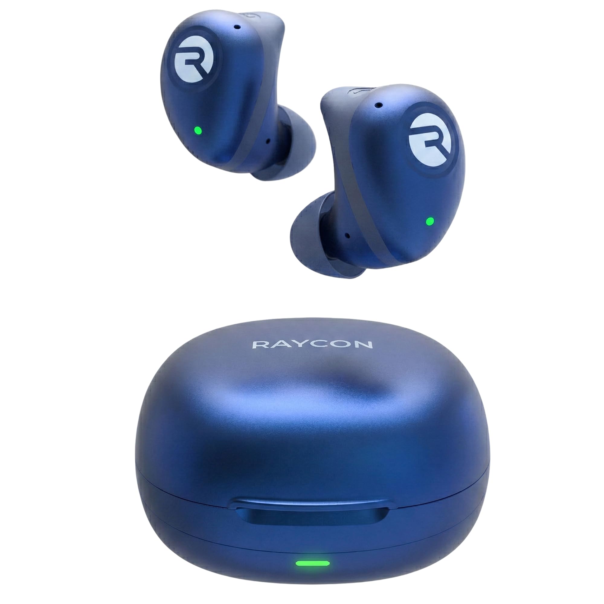 Raycon Fitness Bluetooth True Wireless Earbuds with Built in Mic 54 Hours of Battery IPX 7 Waterproof and Charging Case with Talk, Text, and Play Bluetooth 5.2 Portable Sport