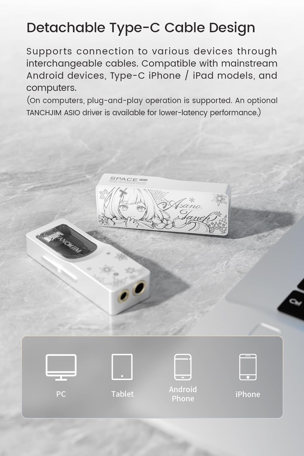 TANCHJIM Space Pro Portable DAC & Headphone Amplifier