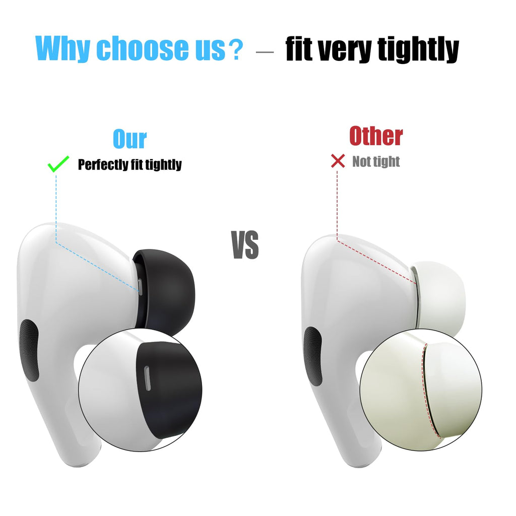 Replacement Ear Tips for AirPods Pro (3 Pairs Set)