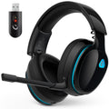 AOC 2.4GHz Wireless Gaming Headset for PS5, PS4 Fortnite & Call of Duty/FPS Gamers, PC, Switch