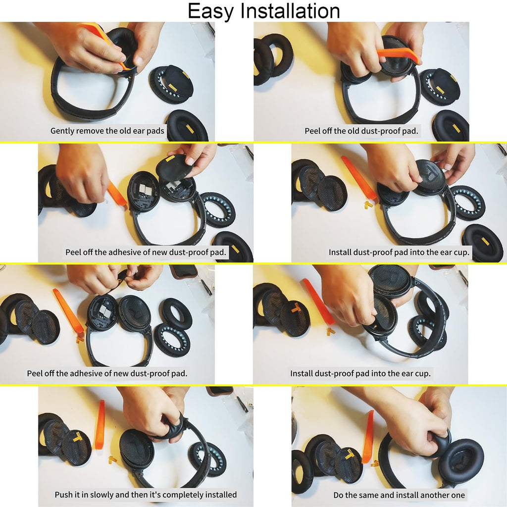 Replacement Ear Pads for Bose QC35 & QC35 II Headphones