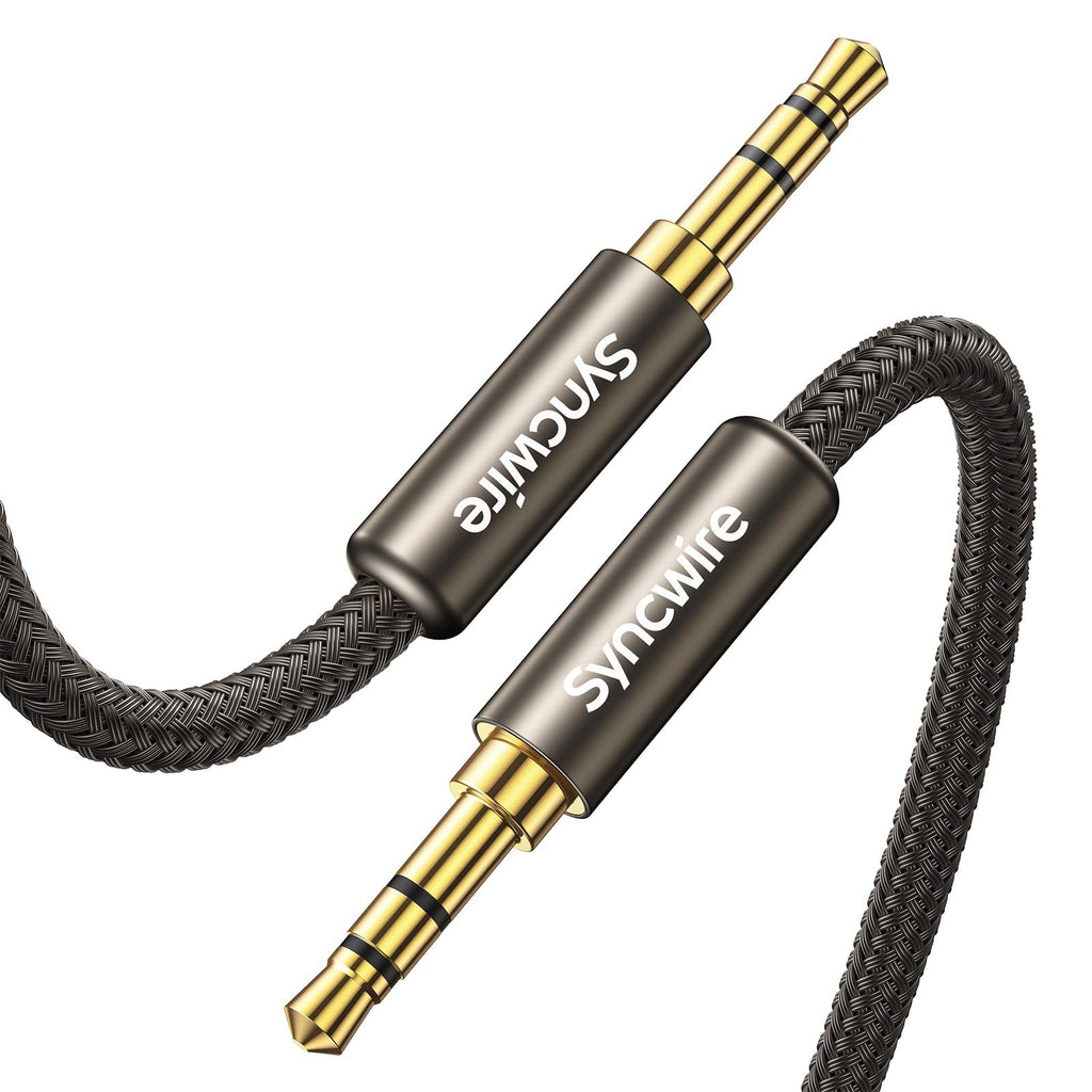 Syncwire Nylon Braided 3.5mm AUX Audio Cable Male to Male