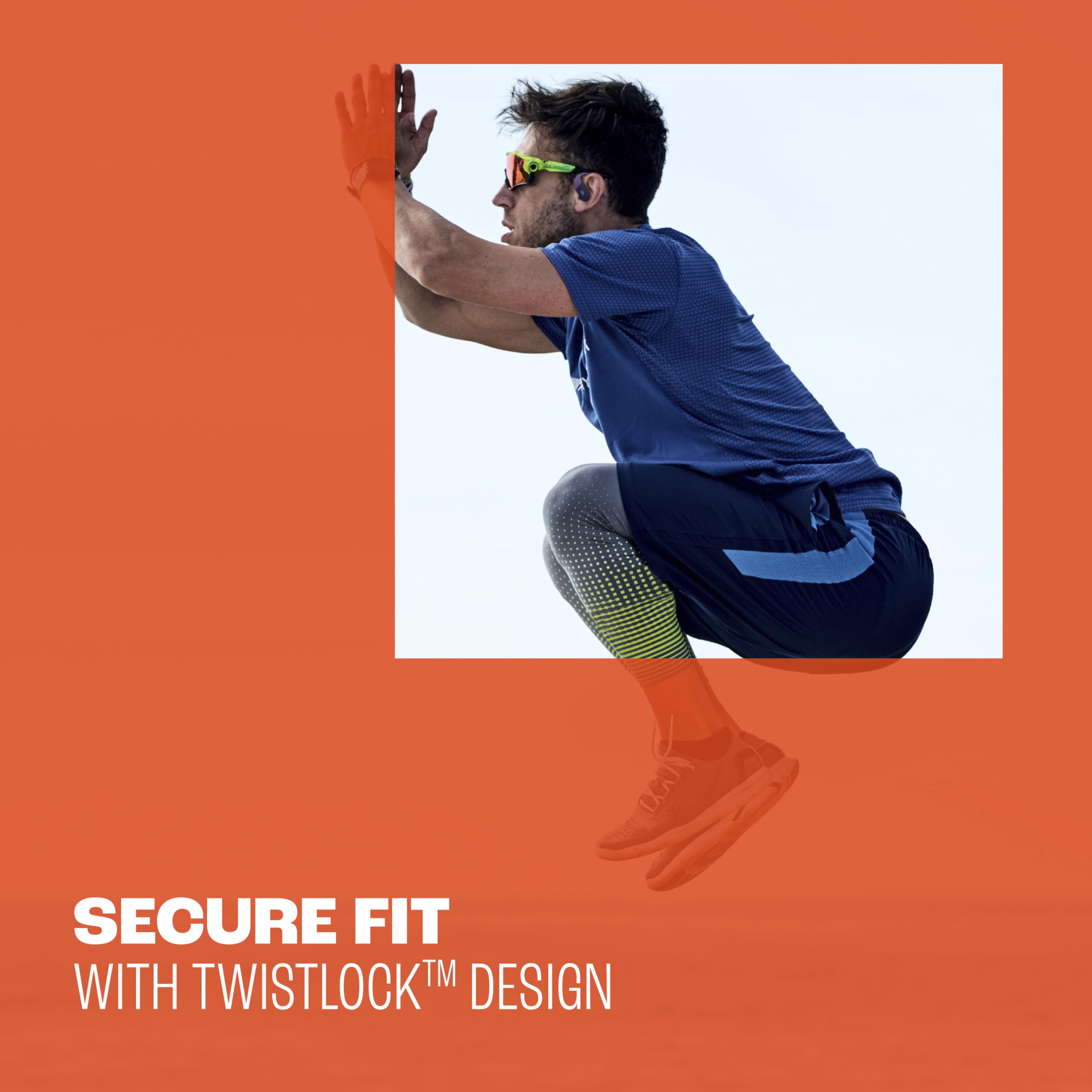 JBL Endurance Peak 4 - True Wireless Noise Cancelling Sport Earbuds, Up to 48Hrs Total Playback, Water & dust Proof (IP68), Secure fit with TwistLock™ Design, & 6 mics for Perfect Calls