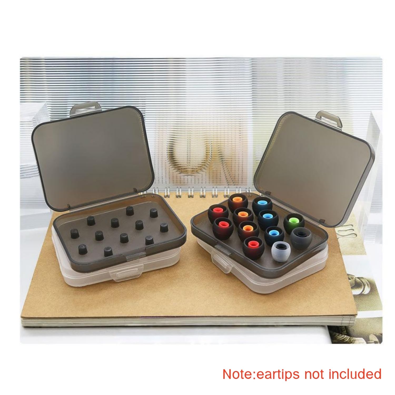 Girftu Silicone Ear Tip Storage Case 2-Pack for IEM Earbuds