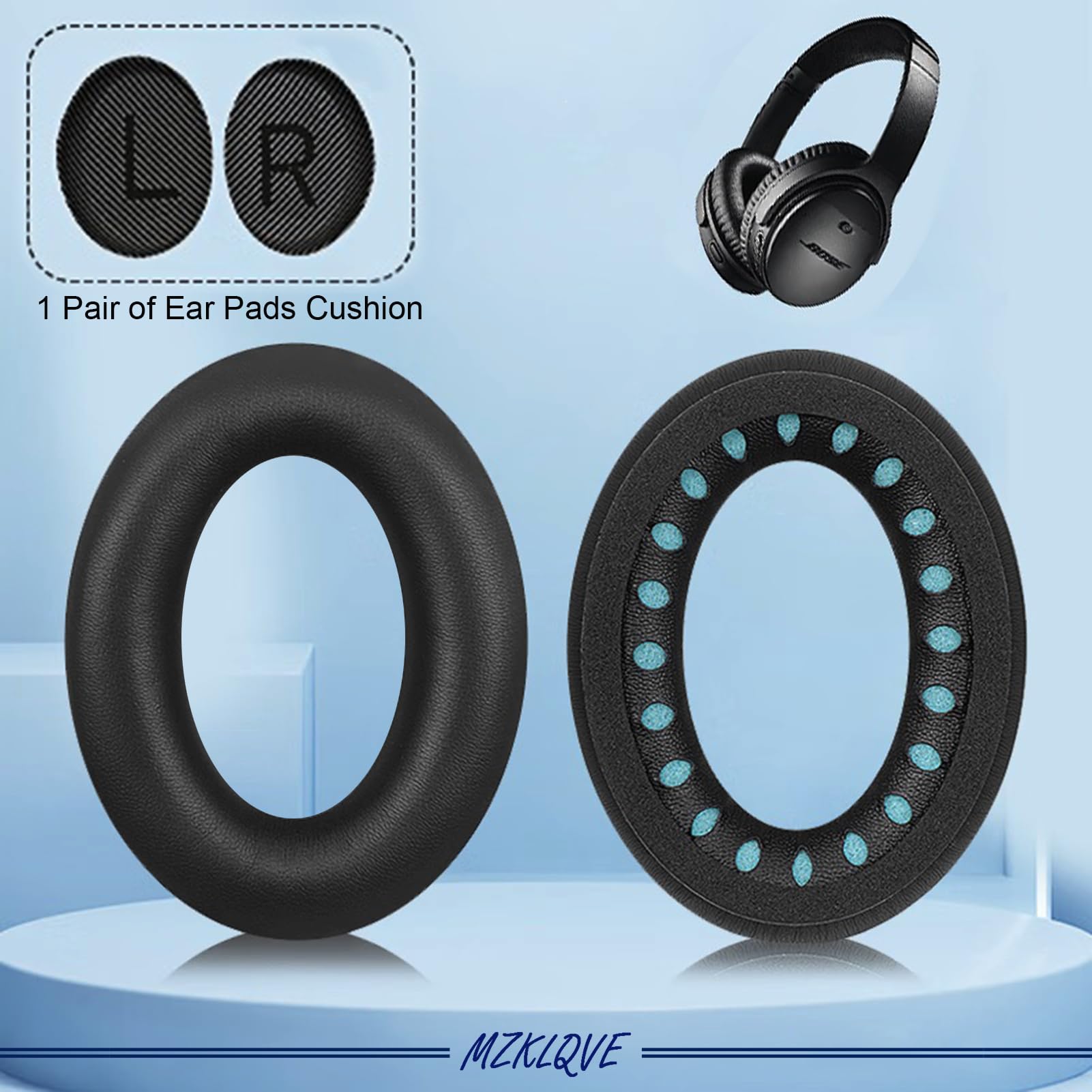 Replacement Ear Pads for Bose QC35 & QC35 II Headphones